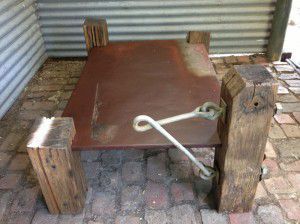 rustic coffee table