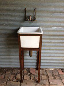 vintage industrial hand basin