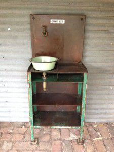 vintage industrial water station