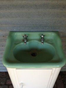 retro cast iron bathroom basin