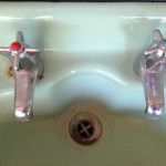 vintage retro bathroom taps