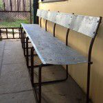 metal bench seat