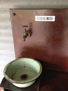vintage industrial sink