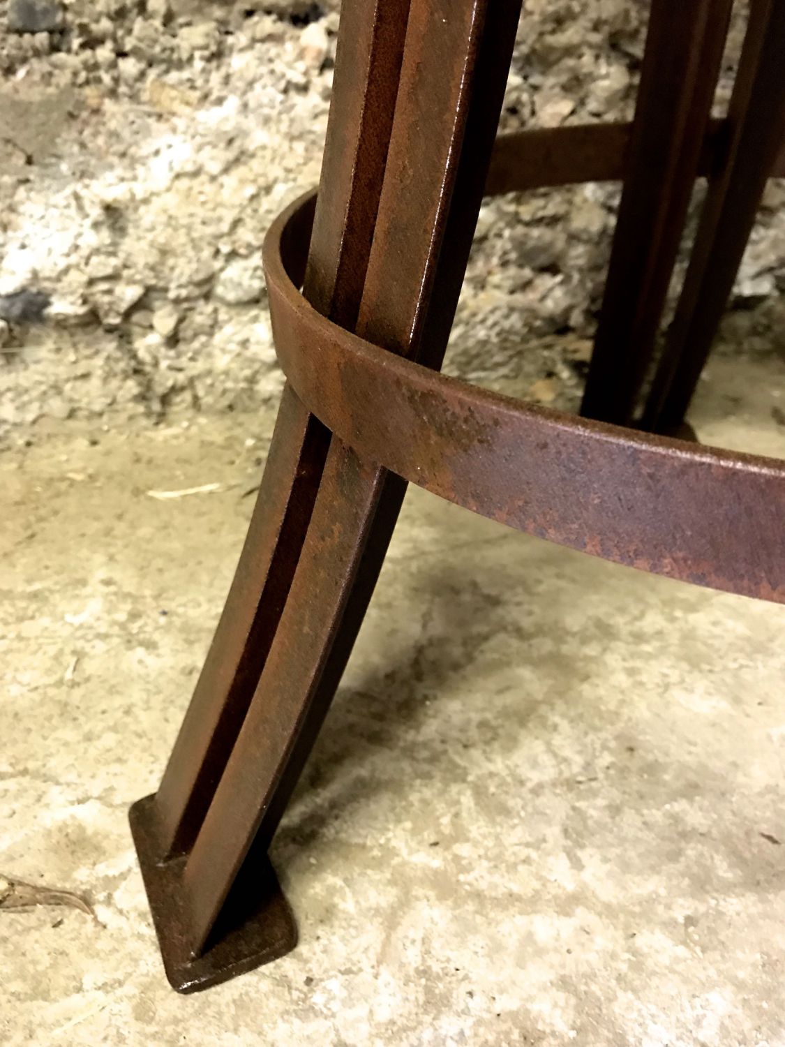 steel bar stool