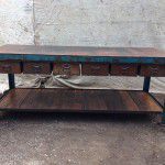industrial steel table