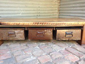 vintage industrial drawers