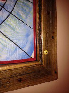 reclaimed timber picture frame