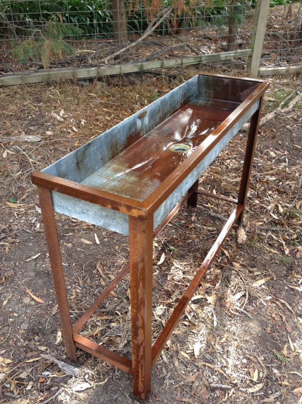 vintage water trough