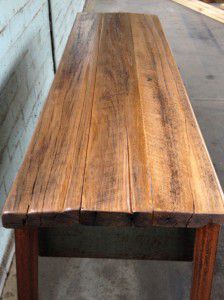 recycled timber top