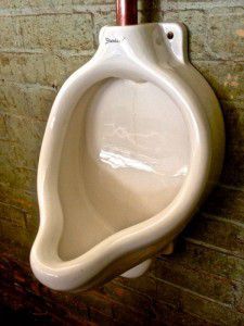 antique urinal