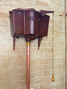 vintage cistern